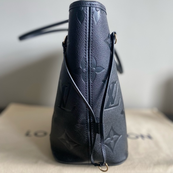 Louis Vuitton Neverfull MM Black Empreinte Leather - Picture 4 of 11